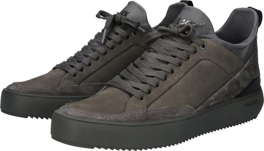 Blackstone Sneakers Heren Lage sneakers Herenschoenen Leer YG15 Antraciet - Foto 15