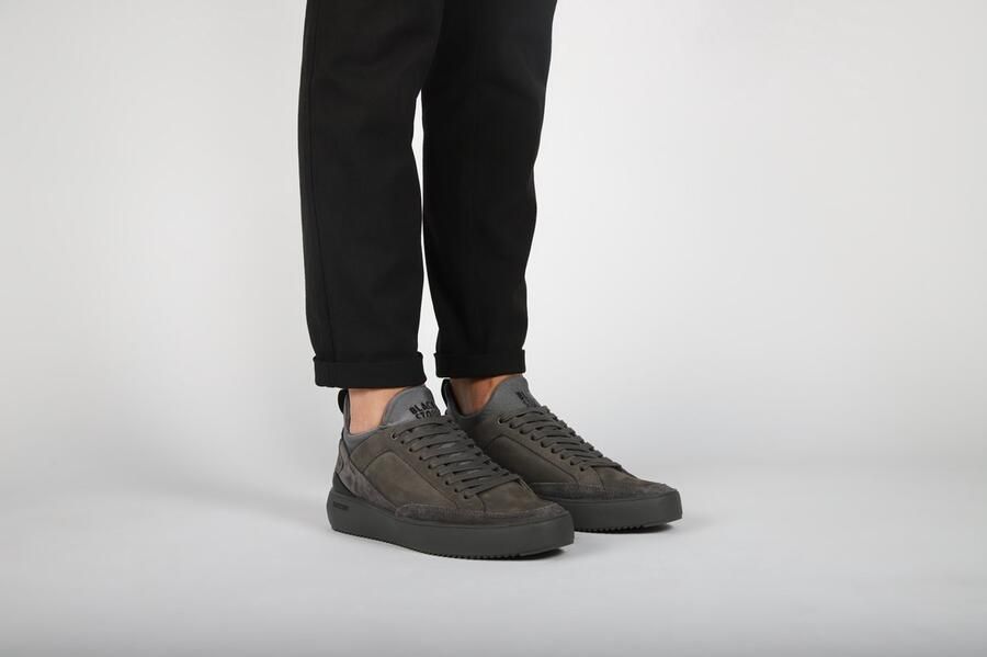 Blackstone Sneakers Heren Lage sneakers Herenschoenen Leer YG15 Antraciet - Foto 9