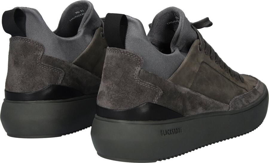 Blackstone Sneakers Heren Lage sneakers Herenschoenen Leer YG15 Antraciet - Foto 13