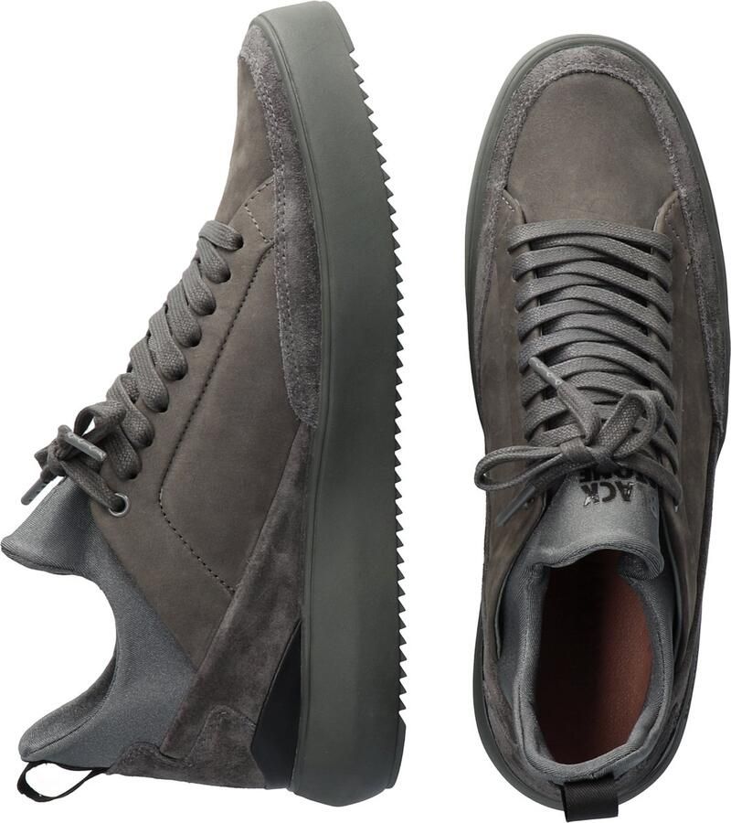 Blackstone Sneakers Heren Lage sneakers Herenschoenen Leer YG15 Antraciet - Foto 4