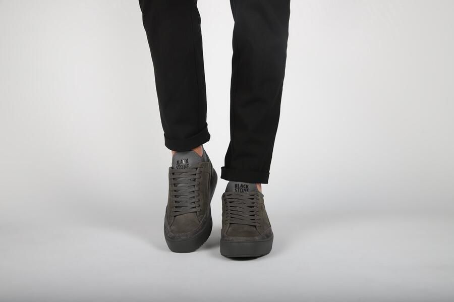 Blackstone Sneakers Heren Lage sneakers Herenschoenen Leer YG15 Antraciet - Foto 11