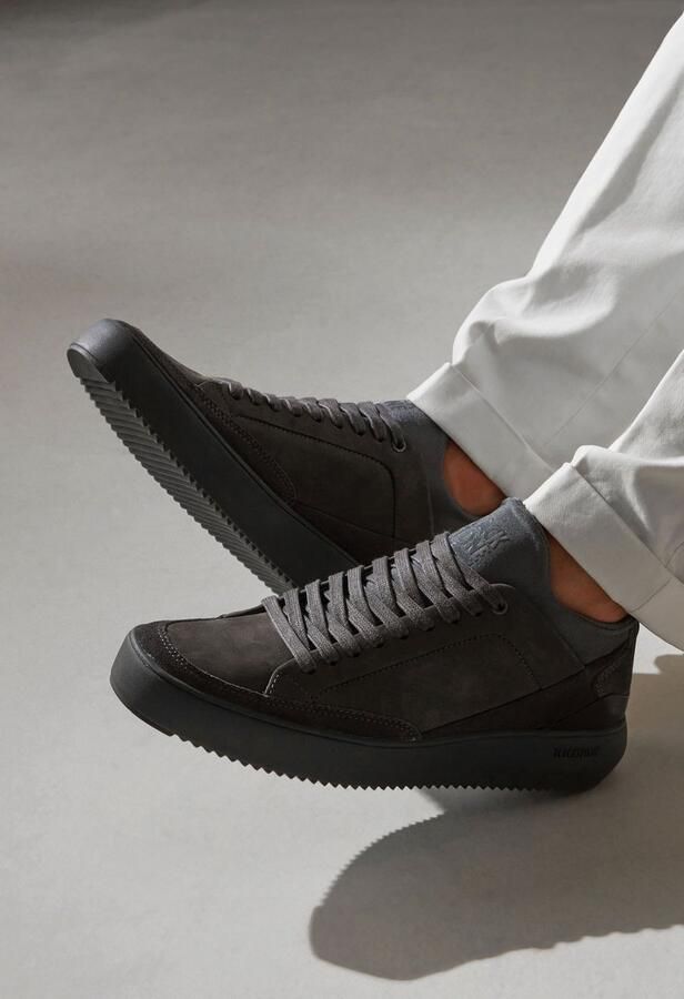 Blackstone Sneakers Heren Lage sneakers Herenschoenen Leer YG15 Antraciet - Foto 6