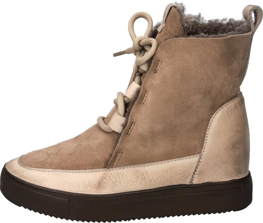 Blackstone KALLIK YL56 FOSSIL HIGH-TOP SHEEPSKIN Vrouw FOSSIL - Foto 5