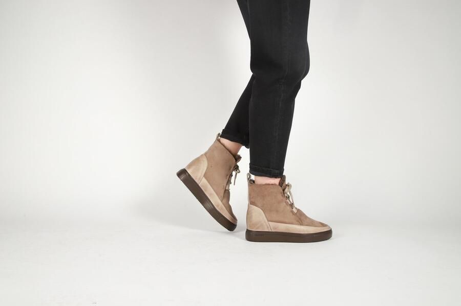 Blackstone KALLIK YL56 FOSSIL HIGH-TOP SHEEPSKIN Vrouw FOSSIL - Foto 8