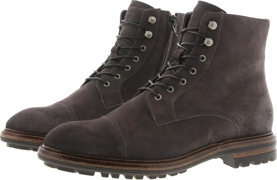 Blackstone LESTER UG20 OBSIDIAN GREY HIGH TOP SUEDE BOOTS Man Grey - Foto 9