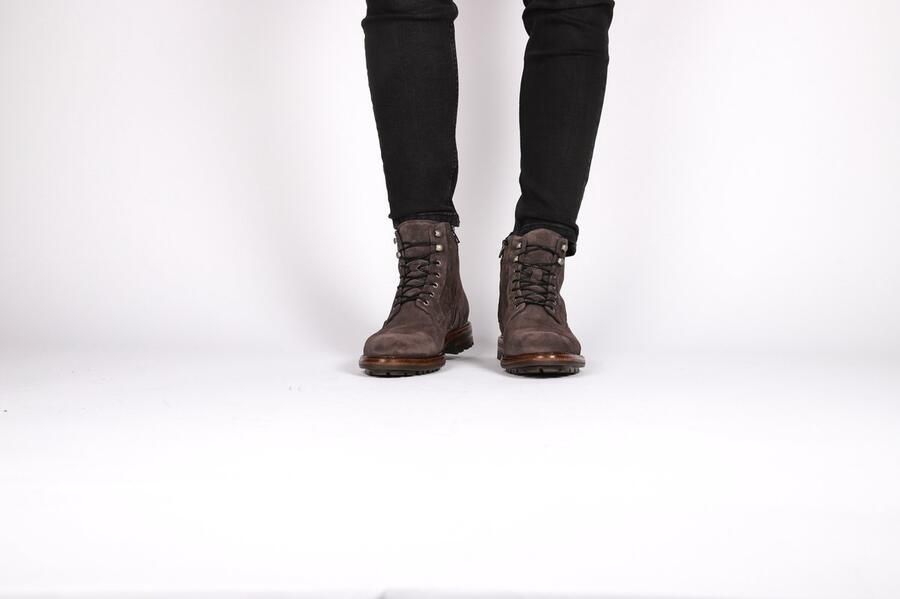 Blackstone LESTER UG20 OBSIDIAN GREY HIGH TOP SUEDE BOOTS Man Grey - Foto 5