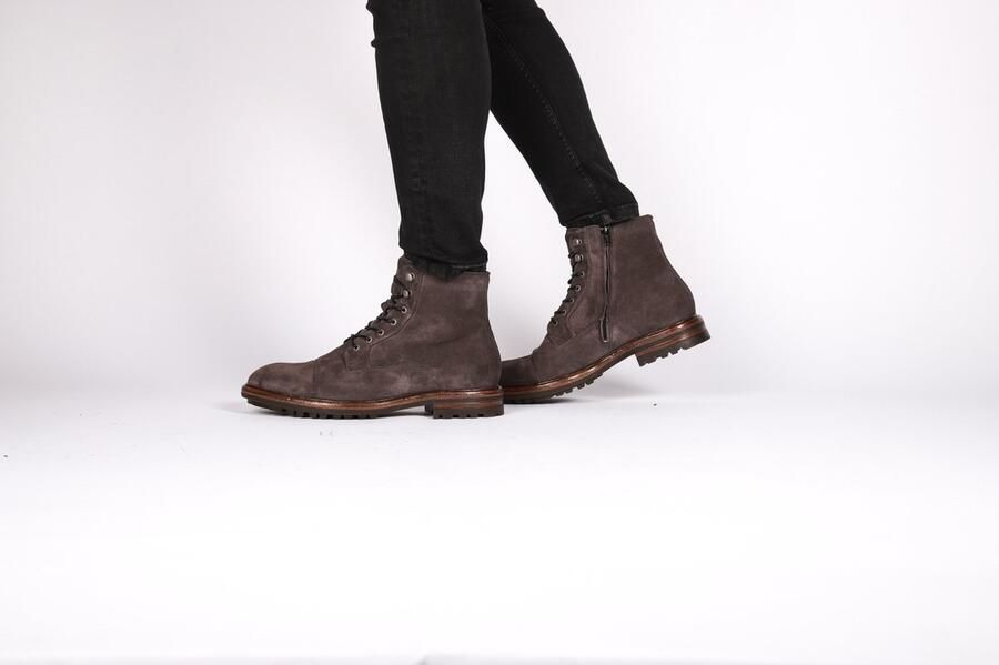 Blackstone LESTER UG20 OBSIDIAN GREY HIGH TOP SUEDE BOOTS Man Grey - Foto 6