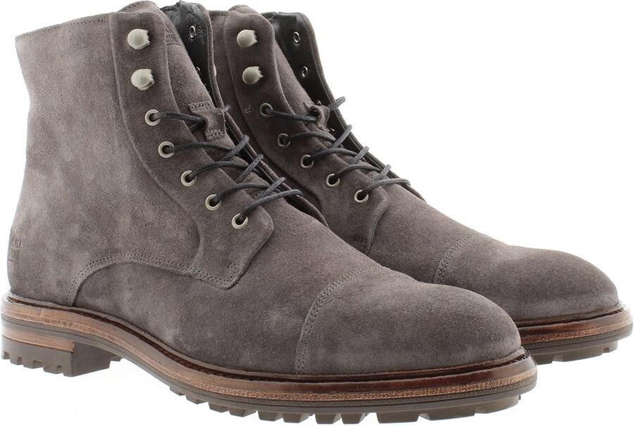 Blackstone LESTER UG20 OBSIDIAN GREY HIGH TOP SUEDE BOOTS Man Grey - Foto 4