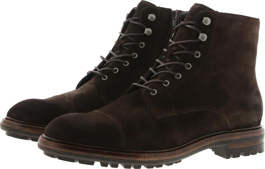 Blackstone LESTER UG20 SOUL BROWN HIGH TOP SUEDE BOOTS Man Brown - Foto 13