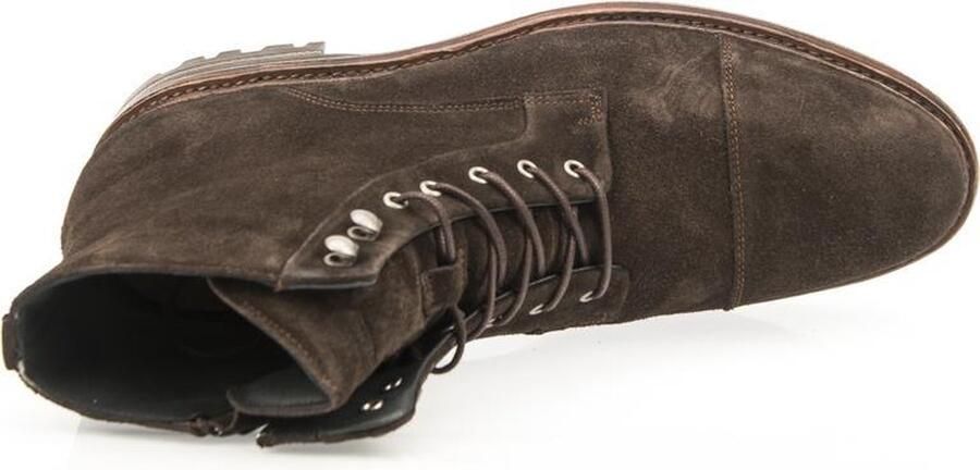 Blackstone LESTER UG20 SOUL BROWN HIGH TOP SUEDE BOOTS Man Brown - Foto 15