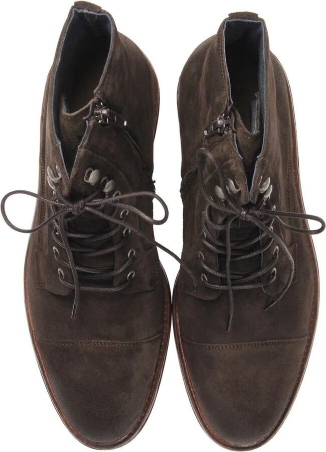 Blackstone LESTER UG20 SOUL BROWN HIGH TOP SUEDE BOOTS Man Brown - Foto 9