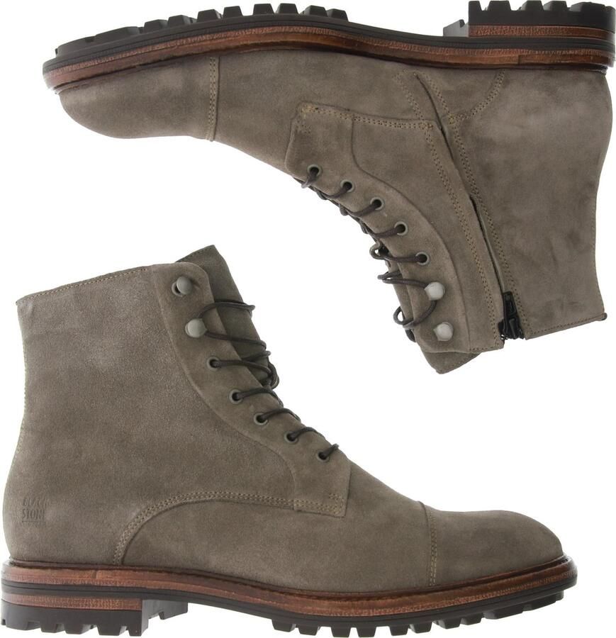 Blackstone LESTER UG20 TAUPE HIGH TOP SUEDE BOOTS Man Brown - Foto 5