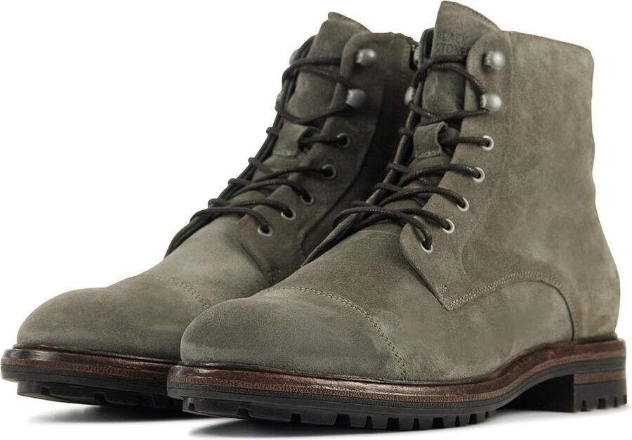Blackstone LESTER UG20 TAUPE HIGH TOP SUEDE BOOTS Man Brown - Foto 10