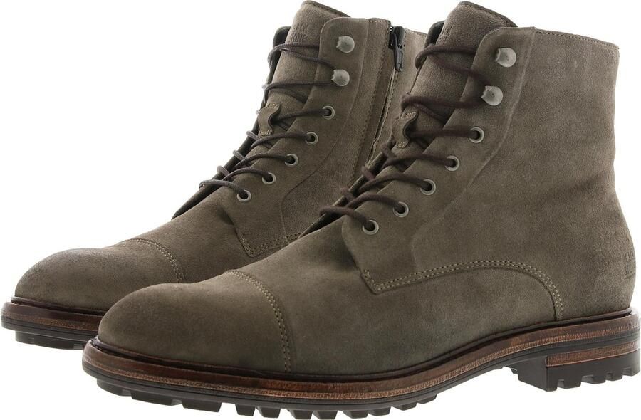 Blackstone LESTER UG20 TAUPE HIGH TOP SUEDE BOOTS Man Brown - Foto 13