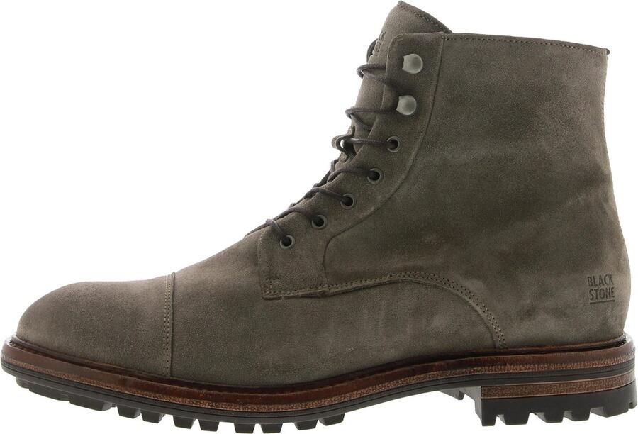 Blackstone LESTER UG20 TAUPE HIGH TOP SUEDE BOOTS Man Brown - Foto 11