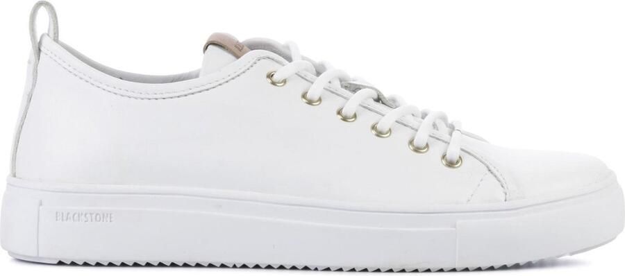 Blackstone Vrouwen Leren Lage sneakers Damesschoenen PL97ld Wit