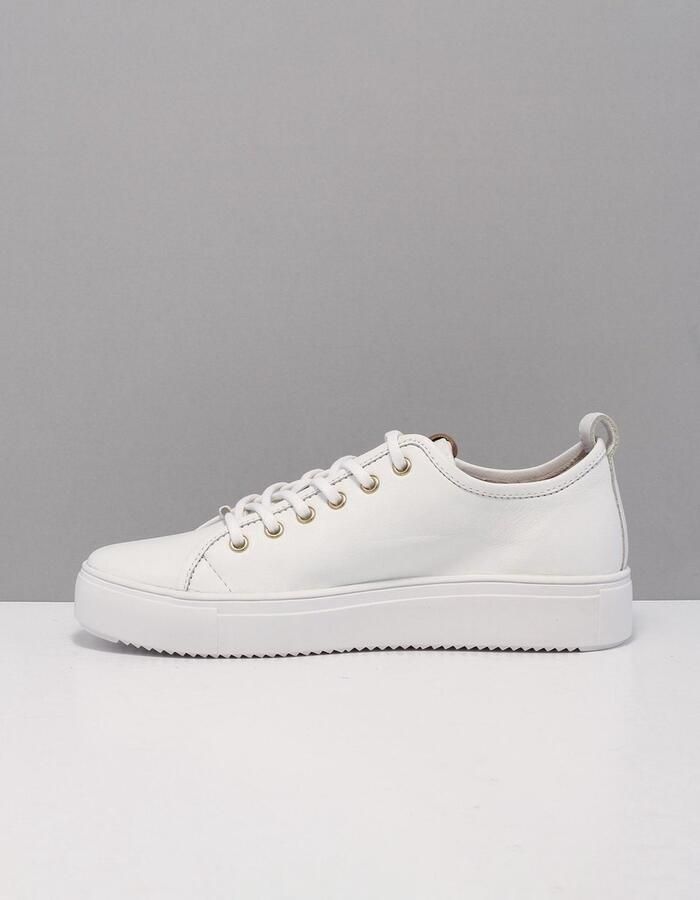 Blackstone Vrouwen Leren Lage sneakers Damesschoenen PL97ld Wit - Foto 10