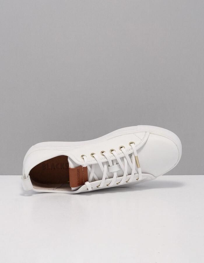 Blackstone Vrouwen Leren Lage sneakers Damesschoenen PL97ld Wit - Foto 11