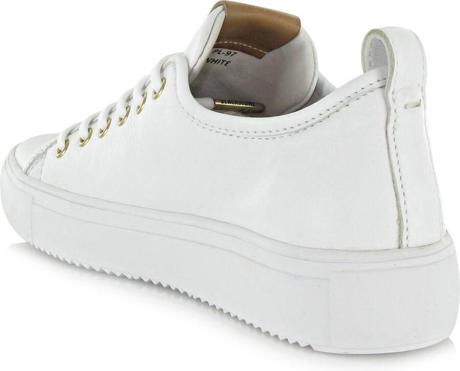 Blackstone Vrouwen Leren Lage sneakers Damesschoenen PL97ld Wit - Foto 9