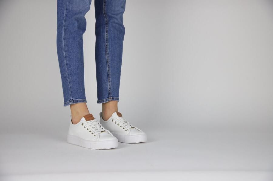 Blackstone Vrouwen Leren Lage sneakers Damesschoenen PL97ld Wit - Foto 18
