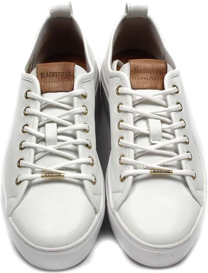 Blackstone Vrouwen Leren Lage sneakers Damesschoenen PL97ld Wit - Foto 15