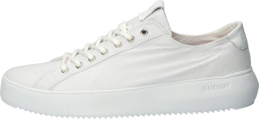 Blackstone MORGAN ZG30 WHITE CANVAS LOW SNEAKER Man White - Foto 6