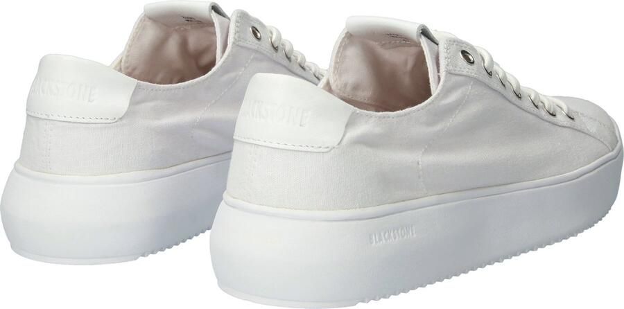 Blackstone MORGAN ZG30 WHITE CANVAS LOW SNEAKER Man White - Foto 4