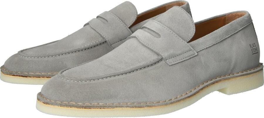 Blackstone Klassieke Lichtgrijze Loafer Instappers Gray Heren - Foto 5