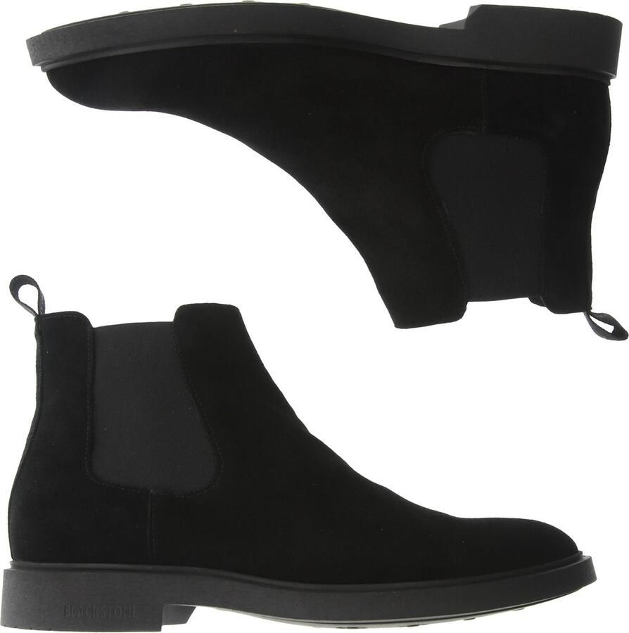 BLACKSTONE WG81 owen Zwart Suede Chelsea boots Heren - Foto 2