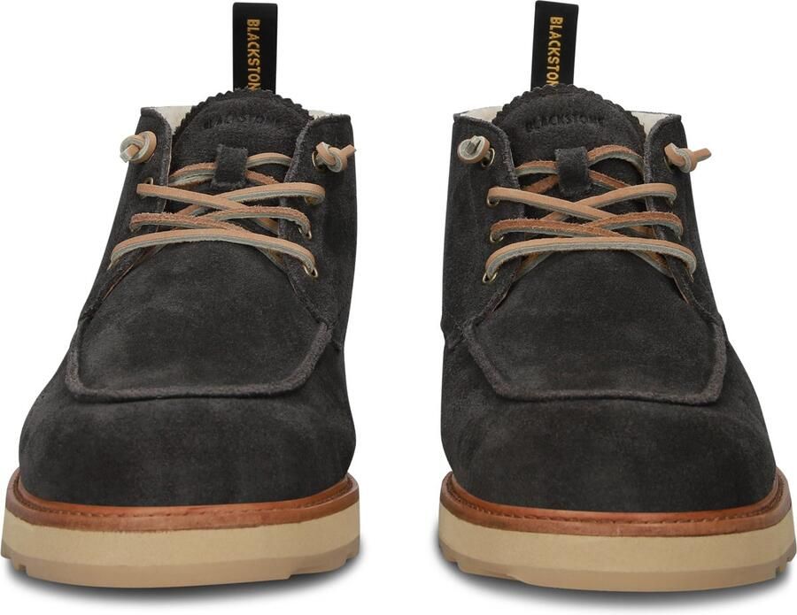 Blackstone PERIDOT ASHER MID GG656 Bitumen Lace-ups Heren Dark grey - Foto 4