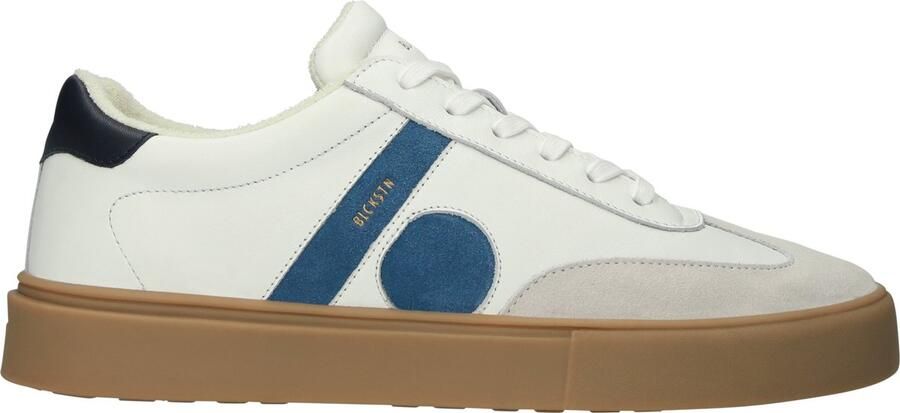 Blackstone QUARTZ AUDEN EG554 White Blue Sneaker (low) Heren White