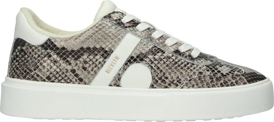 Blackstone QUARTZ AUDEN EL280 Snake Grey Sneaker (low) Dames Light brown