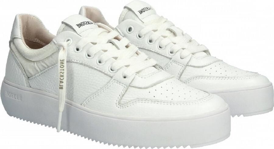 Blackstone Witte Lage Sneaker met Unieke Cupzool White Dames - Foto 8