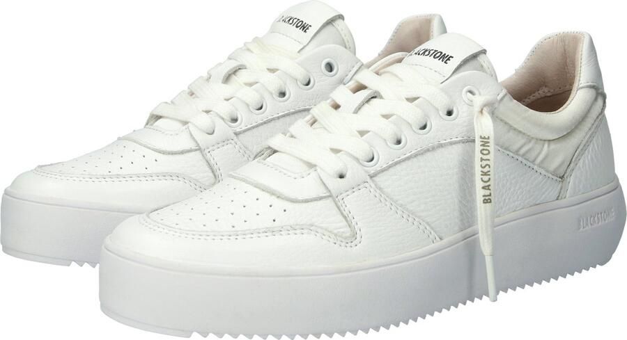Blackstone Witte Lage Sneaker met Unieke Cupzool White Dames - Foto 9