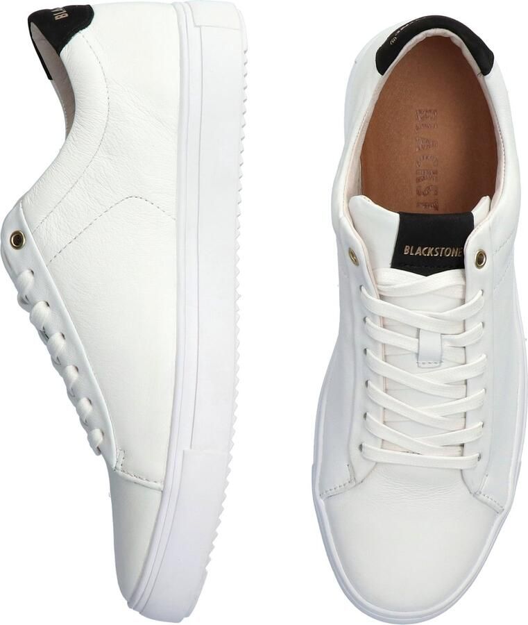 Blackstone ROGER LOW RM50 White Black Sneaker (low) Heren White - Foto 3