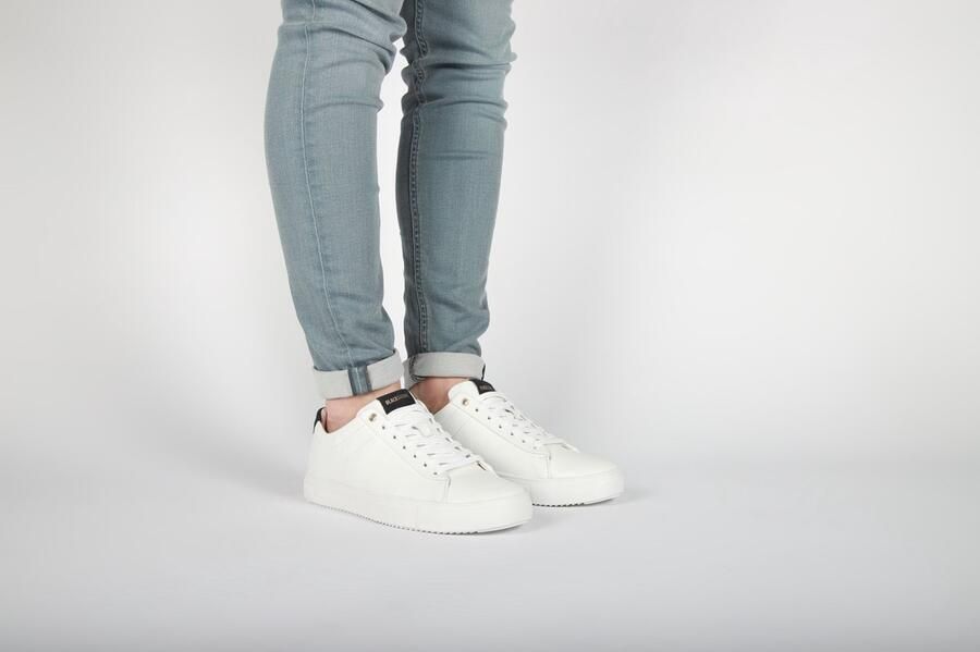 Blackstone ROGER LOW RM50 White Black Sneaker (low) Heren White - Foto 7