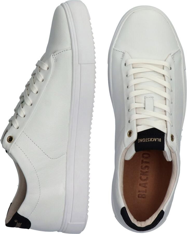 Blackstone ROGER LOW RM50 White Navy Sneaker (low) Heren White - Foto 6
