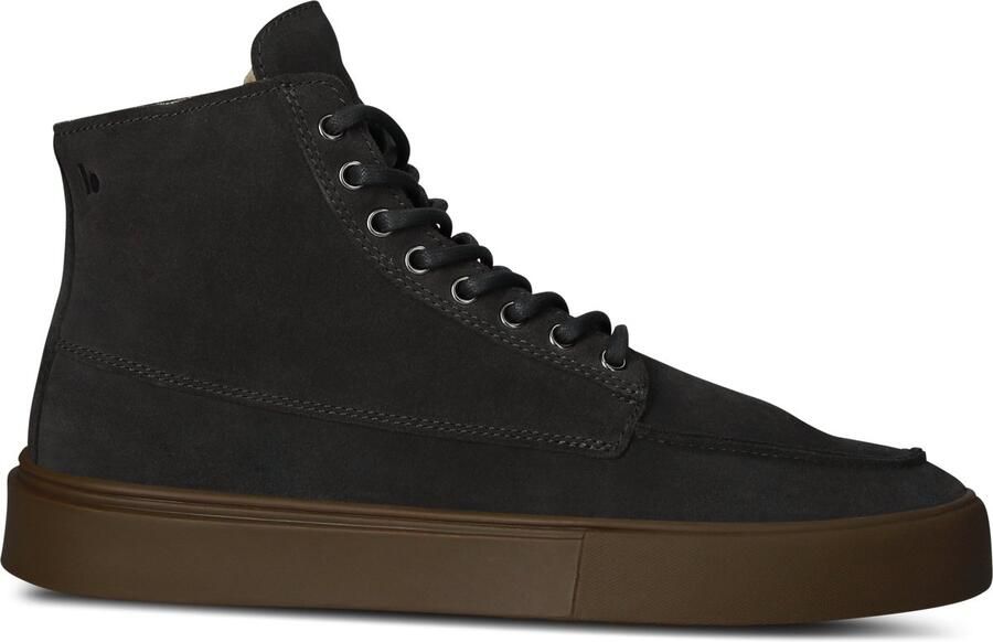 Blackstone RUBY EERO ZIPPER CG189 Bitumen Sneaker (high) Heren Dark grey