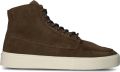 Blackstone RUBY EERO ZIPPER CG189 Saloon Sneaker (high) Man Dark brown - Rood