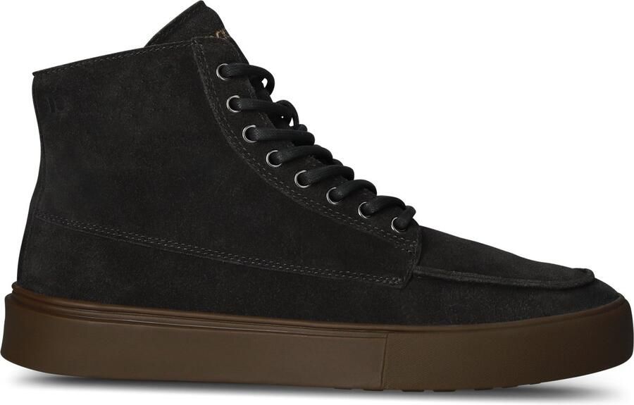 Blackstone RUBY EERO ZIPPER CG524 Bitumen Sneaker (high) Heren Dark grey