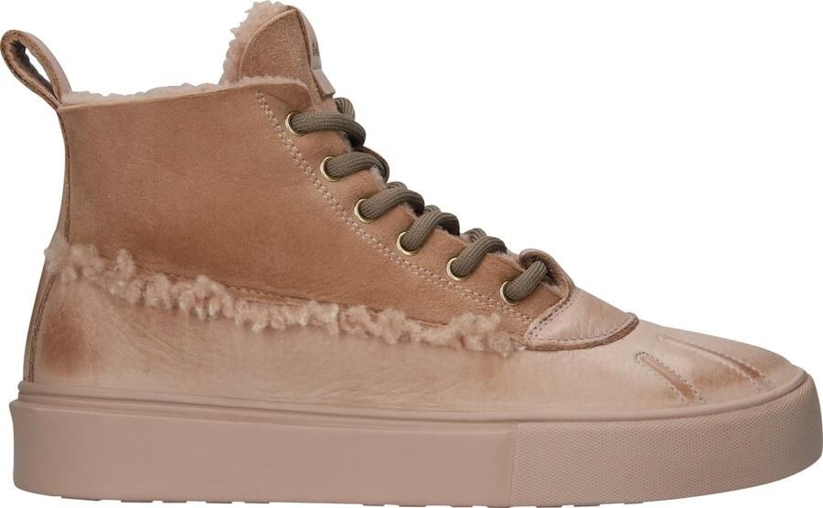 Blackstone SERMEQ NIVI CL206 Nude Sneaker (high) Dames Light brown