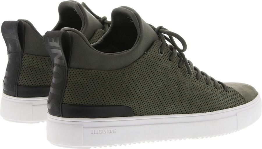 Blackstone Sneakers Heren Hoge sneakers Herenschoenen Nubuck SG28 Groen - Foto 17