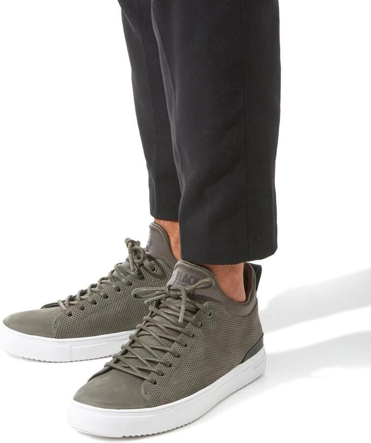Blackstone Sneakers Heren Hoge sneakers Herenschoenen Nubuck SG28 Groen - Foto 9