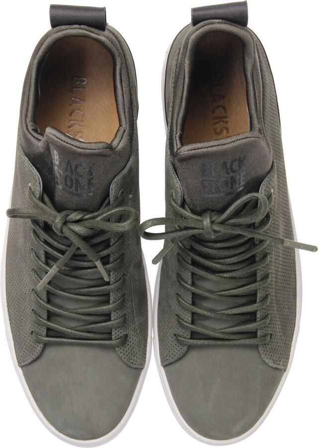 Blackstone Sneakers Heren Hoge sneakers Herenschoenen Nubuck SG28 Groen - Foto 12