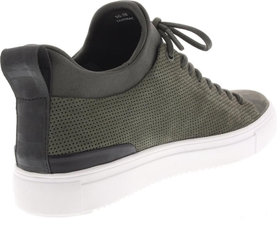 Blackstone Sneakers Heren Hoge sneakers Herenschoenen Nubuck SG28 Groen - Foto 10