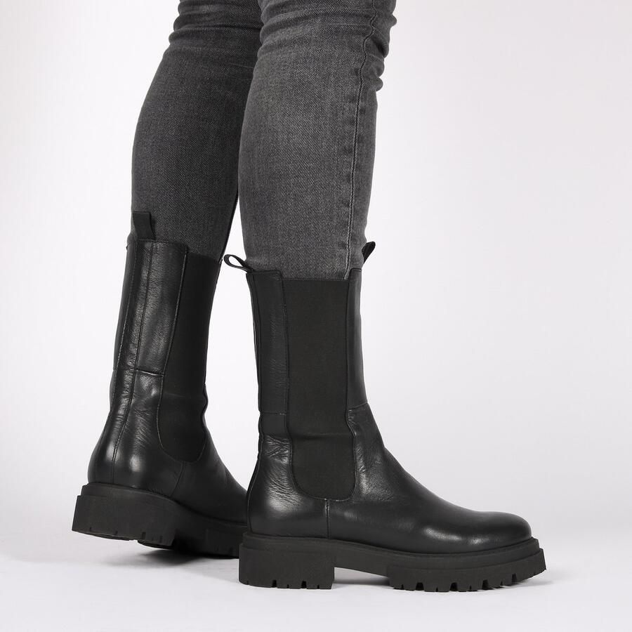 Blackstone Vrouwen Leren Chelsea boots Laarzen Damesschoenen UL93 Zwart - Foto 2