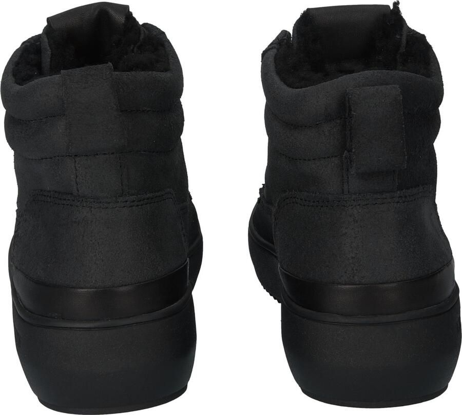 Blackstone SOLEY YL65 BLACK HIGH SNEAKER SHEEPSKIN Vrouw Black - Foto 3