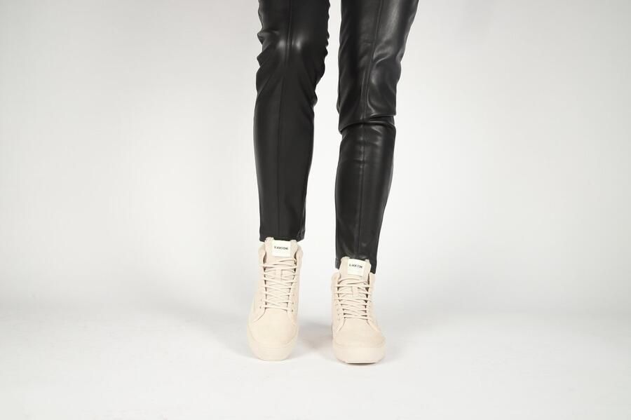 Blackstone Winter Sneaker Geïnspireerd door Klassieke Laarzen Beige Dames - Foto 9