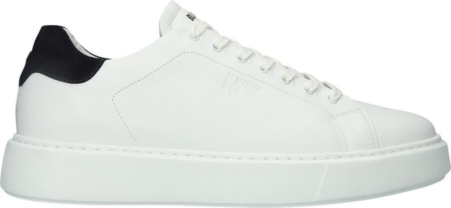 Blackstone STANLEY MILES FG620 White Blue Sneaker (low) Heren White