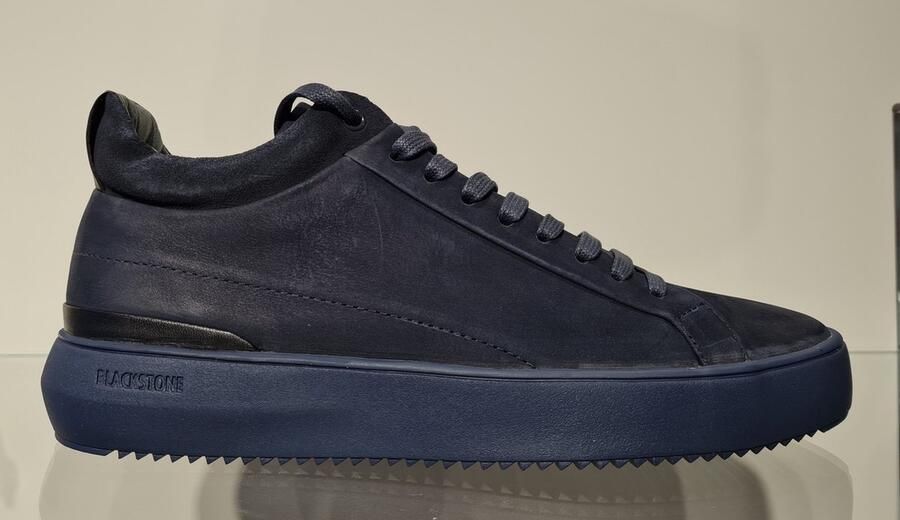 BLACKSTONE Lage Sneakers Heren Yg23 Nubuck Blauw - Foto 9